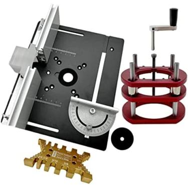 Imagem de Roteador Elétrico Para Palma Da Mão Roteador Para Carpintaria Sistema De Elevação E Placa Superior De Alumínio Para Motores De 65 Mm De Diâmetro Aparador De Bancada Máquina De Gravação Ferramentas