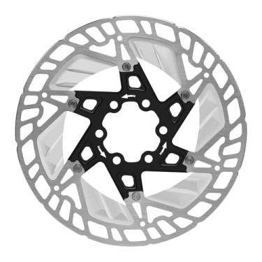Imagem de BUCKLOS Rotor de freio a disco de bicicleta flutuante de 160 mm com aletas de dissipação de calor - bicicleta de aço inoxidável liga de alumínio para bicicleta de estrada MTB Mountain Bike Rotores de