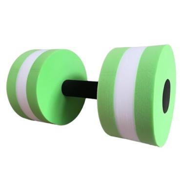 Imagem de Fancyes Halteres aquáticos para água, halteres aquáticos para adultos, equipamento de exercício de resistência para piscina, eva, aeróbica aquática, Verde