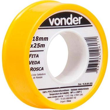 Imagem de Vonder, Fita Veda-Rosca 18 Mm X 5 M.