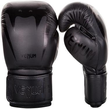Imagem de Venum Luvas de boxe Giant 3.0 – Couro napa – Preto/Preto