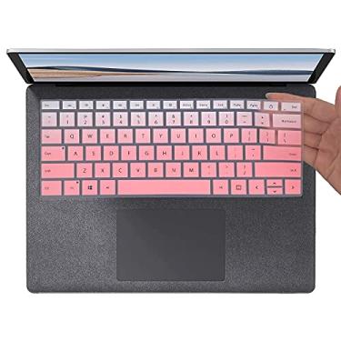 Imagem de Capa para teclado Microsoft Surface - Laptop 6/5/4 34.3 cm/"38.1 cm, Studio 2 (2023)/Studio 36.6 cm - Pele protetora - Ombre Pink