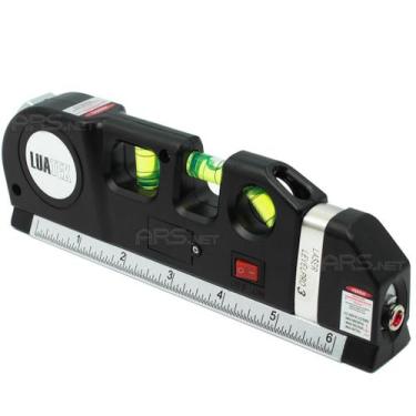 Imagem de Nível Laser 3 Linhas Nivelador Com Trena Régua Cruz Profissional  - Lu