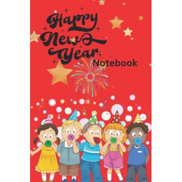 Imagem de Diário de resolução de ano novo para crianças pequenas: Diário de resoluções de ano novo para sonhos, objetivos. Faixa de progresso e resoluções Lista de verificação de progresso... Meninos e meninas.