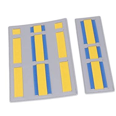 Imagem de Organizador Eletrônico Portátil Caso de Armazenamento Pingente Organizador Caso Titular Pasta de Armazenamento para Notebook Fio Madeira Compensada Plint Celulares (Amarelo)