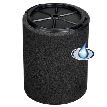 Imagem de Zibopon Filtro de aspirador de pó úmido VF7000 compatível com aspiradores úmidos/secos Ridgid de 5 a 20 galões, filtro úmido de espuma (1 pacote)