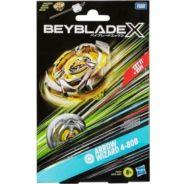 Imagem de Beyblade X Piao e Lançador ARROW Wizard 4-80B Hasbro F9582