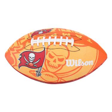 Imagem de Bola Futebol Americano Wilson NFL Team Logo Jr. Tampa Bay Buccaneers-Unissex