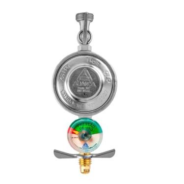 Imagem de Regulador para gás 503/10 com manômetro Aliança