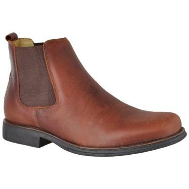 Imagem de Botina Chelsea Boots Capiau Angus Anatomic Confort Gel Flex Sela - Cap