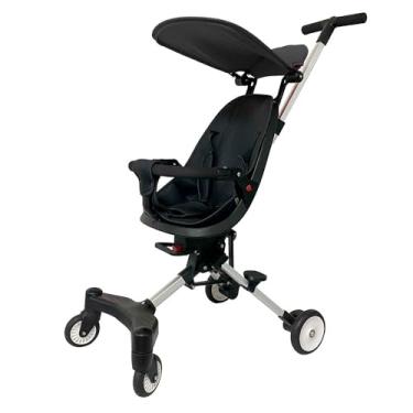 Imagem de DM Toys Carrinho de Bebê Top Dobrável Passeio Divertido Preto