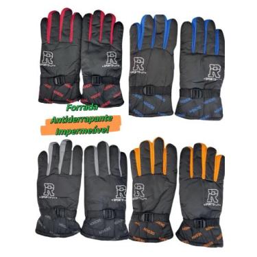 Imagem de Luva Impermeável Forrada Com Antiderrapante Para Motoqueiro - Utilidad