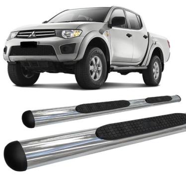 Imagem de Estribo L200 Triton Oval Oblongo Cromado - HOZZ