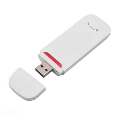 Imagem de Roteador 4G LTE de 500 Mbps, Roteador Modem USB Portátil Com Slot para Cartão SIM, Mini Roteador Hotspot de Viagem Com Suporte para até 10 Usuários, Plug and Play