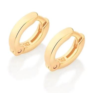 Imagem de Brincos banhado ouro 3x 24k 18k e 22k femininos argola pequenos cartil