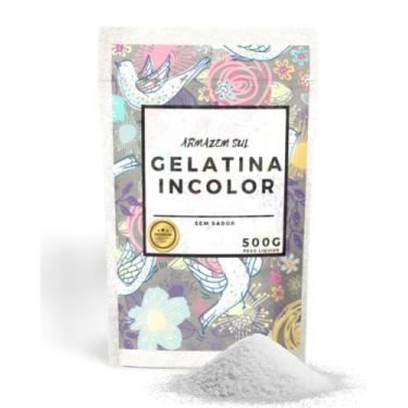 Imagem de Gelatina Incolor sem Sabor 500g - Armazém Sul