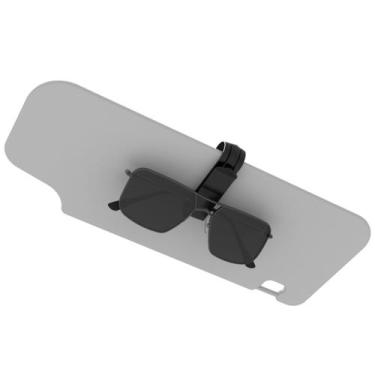 Imagem de Suporte Clips Prendedor Porta Óculos Veicular para Quebra Sol de Carro