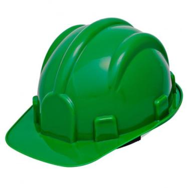 Imagem de Capacete de Segurança Aba Frontal Epi Obras Verde DeltaPlus - Pro Safe