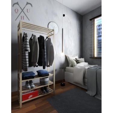 Imagem de Roupeiro P/ Camisas Moderno 170x80cm 170cm Alta Durabilidade - Technox