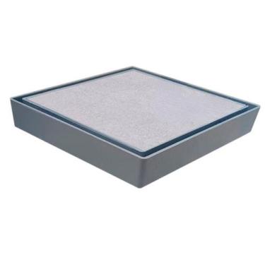 Imagem de Ralo Invisível 15x15 Banheiro Drena Box Oculto para Tubo de 4 ou 6 pol