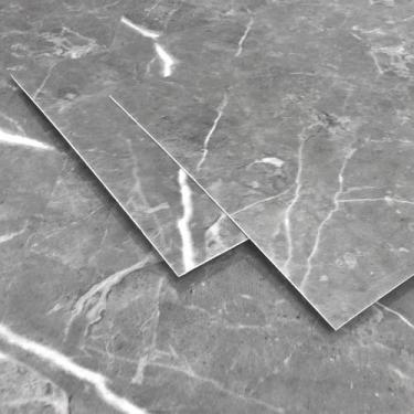 Imagem de Kit 30 Unidades Placa Adesiva Flexível para Parede Marmore Monet Cinza