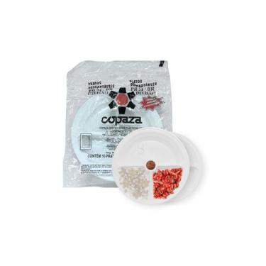 Imagem de Prato Petisqueira 3 Div Descartável Para Eventos E Amendoim 20u - S3 E