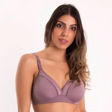 Imagem de Sutiã de Sustentação Duloren 111214, Coleção Elegance., Berinjela, 50