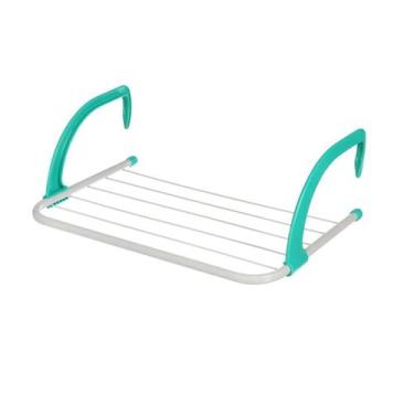 Imagem de Varal Portátil Aço Janela Porta Box Banheiro Secalux