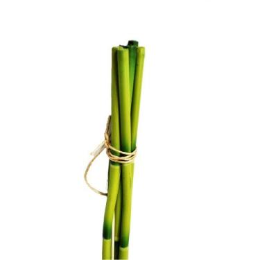 Imagem de Haste Bambu Planta Artificial Decorativo c/4  Flor Arte - DeA