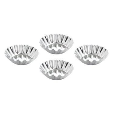 Imagem de Mrs. Anderson's Baking Moldes de tartlet, redondos canelados, conjunto de 4, 7,6 cm