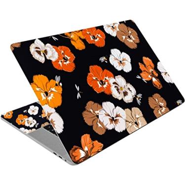 Imagem de AORTDES Adesivo para laptop de 38 a 48 cm, adesivo de vinil reutilizável universal para netbook/notebook de 12,1, 13, 13, 14, 15,4 polegadas, à prova d'água e resistente a arranhões (abelha, libélula