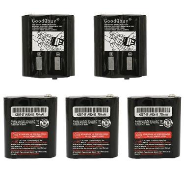 Imagem de GoodQbuy 5 unidades 700mAh 3,6V substituição Ni-MH baterias de rádio bidirecionais para rádios Motorola Talkabout MS350R MT350R EM1000 MC220R MR355 FV800 T4800