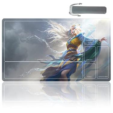 Imagem de sabermaster TCG Playmat yugioh playmat Tapetes de mesa tamanho 70X40 cm Mousepad Compatível com MTG RPG CCG Jogo de cartas colecionáveis tapetes de jogo original Play Mat Art Designs & Acessórios (14)