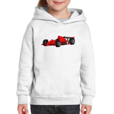 Imagem de Moletom Infantil Carro de Corrida - Foca na Moda, Branco, 14