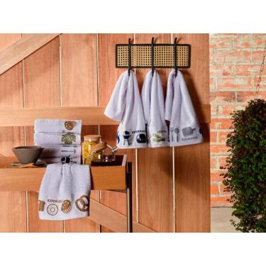Imagem de Kit C/ 8 Panos De Prato Copa Felpudo 100% Algodão P/ Cozinha - DIANELL