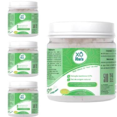 Imagem de Sal Lavagem E Higienização Nasal, Alívio, Nariz 500g Kit C/4 - Xô Ites