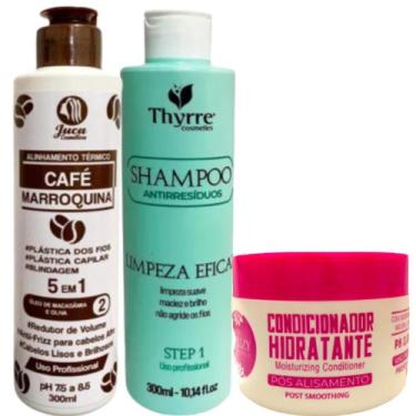 Imagem de Progressiva Selagem Café Marroquina 300ml + Shampoo Antirresíduo Thyrr