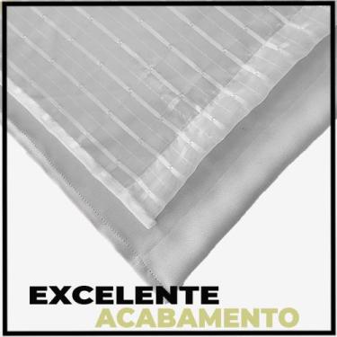 Imagem de cortina blackout Miami para quarto sala 5,00 x 2,90 palha - Bravin Cor