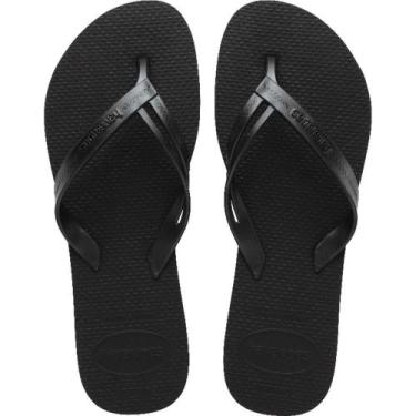 Imagem de Chinelo Havaianas Feminino Elegance 39/40 Preto