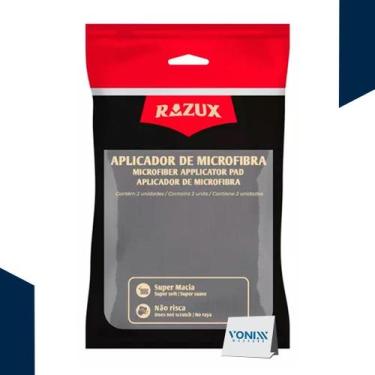 Imagem de Aplicador de microfibra pct c/ 2und razux - RAZUX - MOTORCYCLE CARE