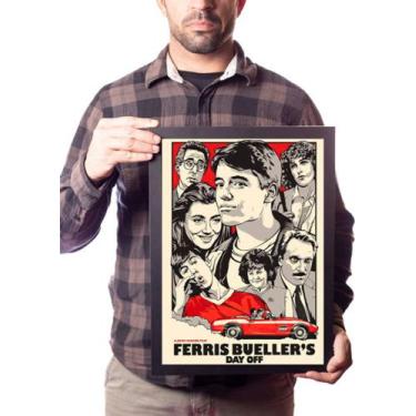 Imagem de Poster Com Moldura A3 Curtindo A Vida Adoidado - Fanarte