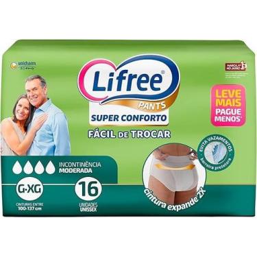 Imagem de Fralda Calça Lifree Super conforto C/ 16UN Tam P/M G/XG - UNICHARM