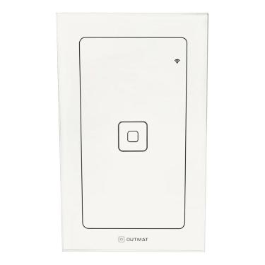 Imagem de Interruptor Inteligente Outmat Touch Wi-Fi 4X2 1 Botão