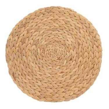 Imagem de Enfeite Classico para Mesa Sousplat Redondo 38x38 Feito de Fibra Tranç