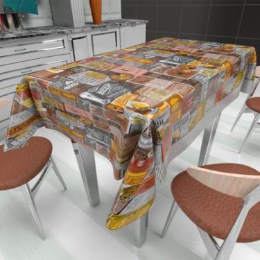 Imagem de Tecido Plástico Térmico Estampado Boteco - 1,40m Largura