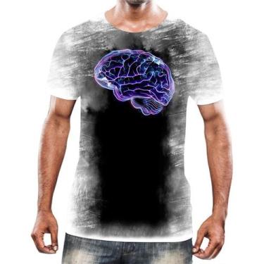 Imagem de Camiseta Camisa Cérebro Inteligência Mental Psicologia HD 12 - Enjoy S