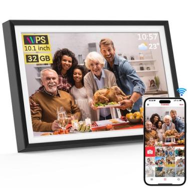 Imagem de Porta-Retratos Digital QOCEN Frameo 10.1"