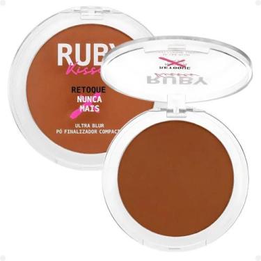 Imagem de Pó Finalizador Compacto Ruby Kisses Ultra Blur Retoque Nunca Mais Deep