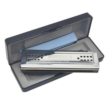 Imagem de Cisne profissional 24 furos chave de gaita tremolo dupla face boca órgão instrumentos de sopro de madeira