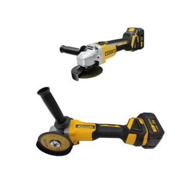 Imagem de Kit ferramentas maleta lixadeira 125 mm recarregavel c/2 baterias 21v 